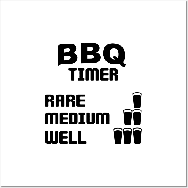 bbq time with beers Wall Art by pickledpossums